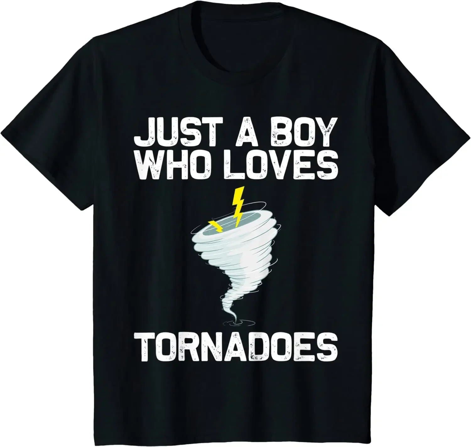 Divertente Regalo Tornado Per Ragazzi Bambini Hurricane Weather Chaser T-Shirt Da Uomo Maglietta Oversize Casual Cotton Daily Four Seasons