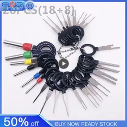 Automotive Plug Terminal Removal Tool Electrical Wire Crimp Split Connectors Pin Extractor Kit Keys for Car Repair Take Out Pins