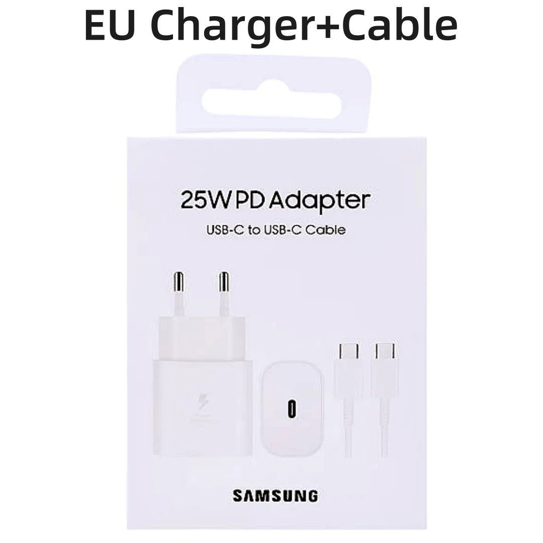 High-Power Samsung 25W Type C PD Fast Charger - EU Adapter