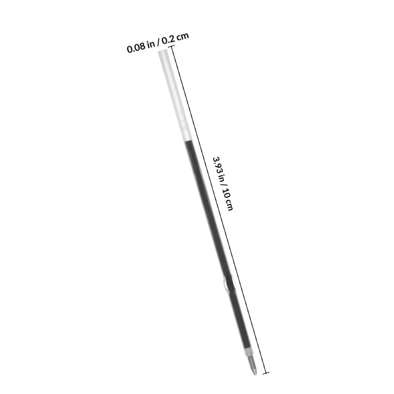100Pcs 0.7mm 블루 잉크 볼펜 리필 손쉬운 글라이드 일관된 성능 학생 교사 사무실용 마모된 리필 교체