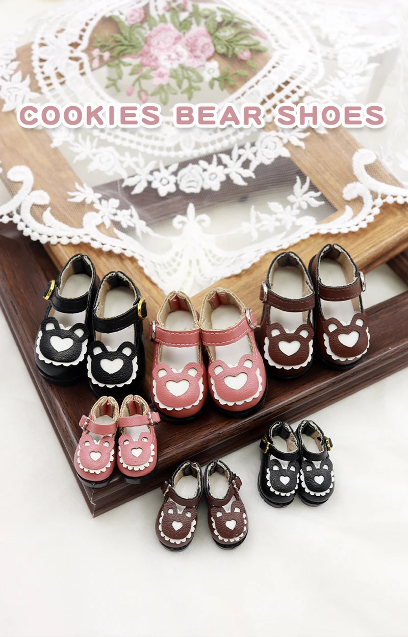 Neo Blythe Doll Cookies Bear Shoes 1