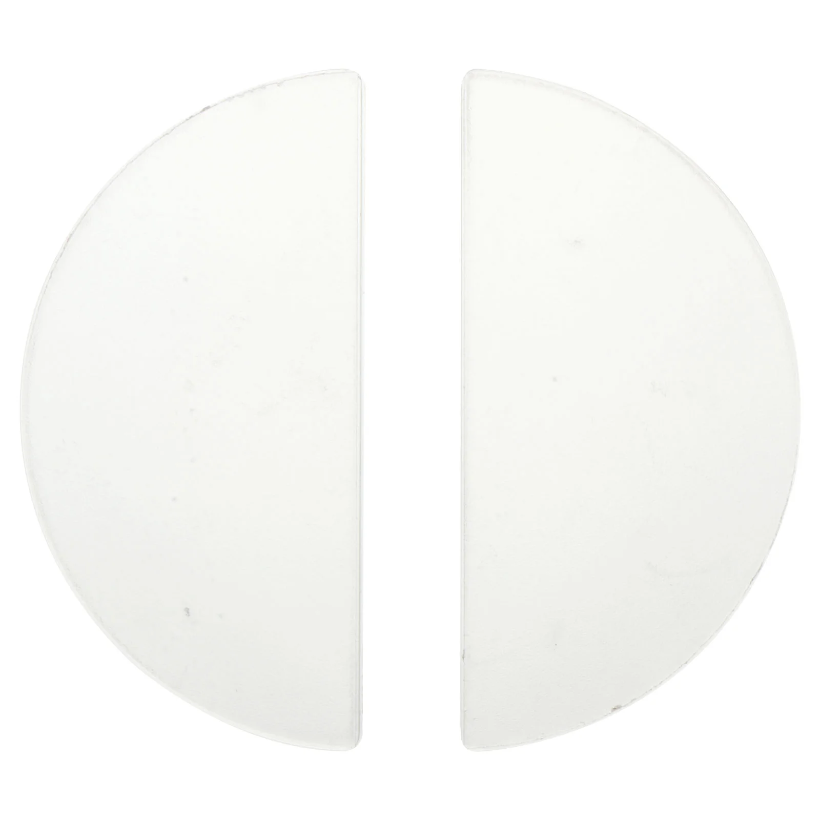 2Pcs Semicircular Bricks Optical Lens Physics Teaching Aids Precise Size Physics Teaching Aids Portable Storage