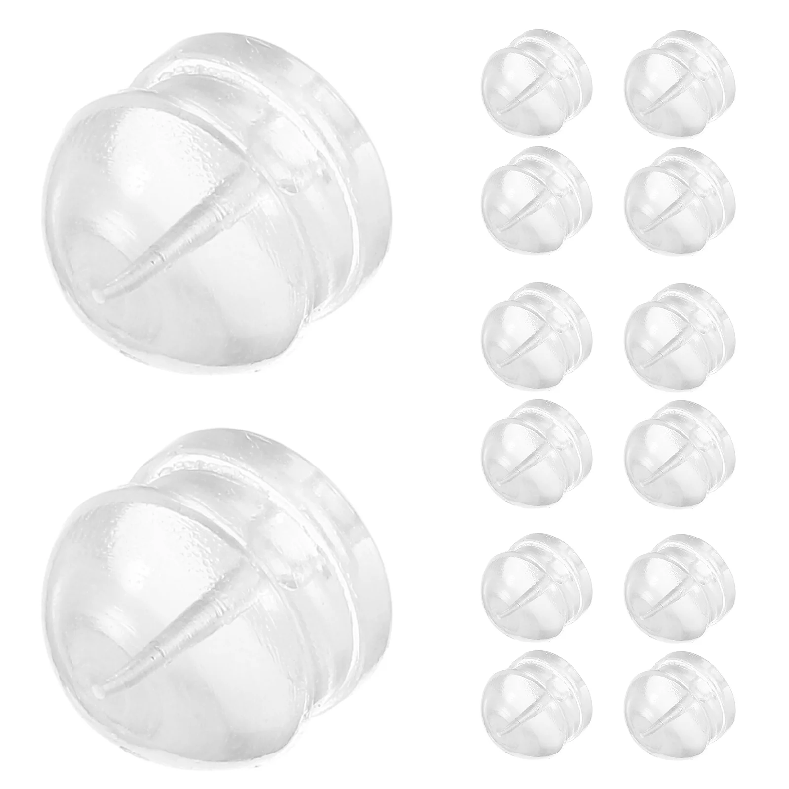 

100 Pcs Silicone Earrings Accessories for Backs Replacements Korean Version Miss
