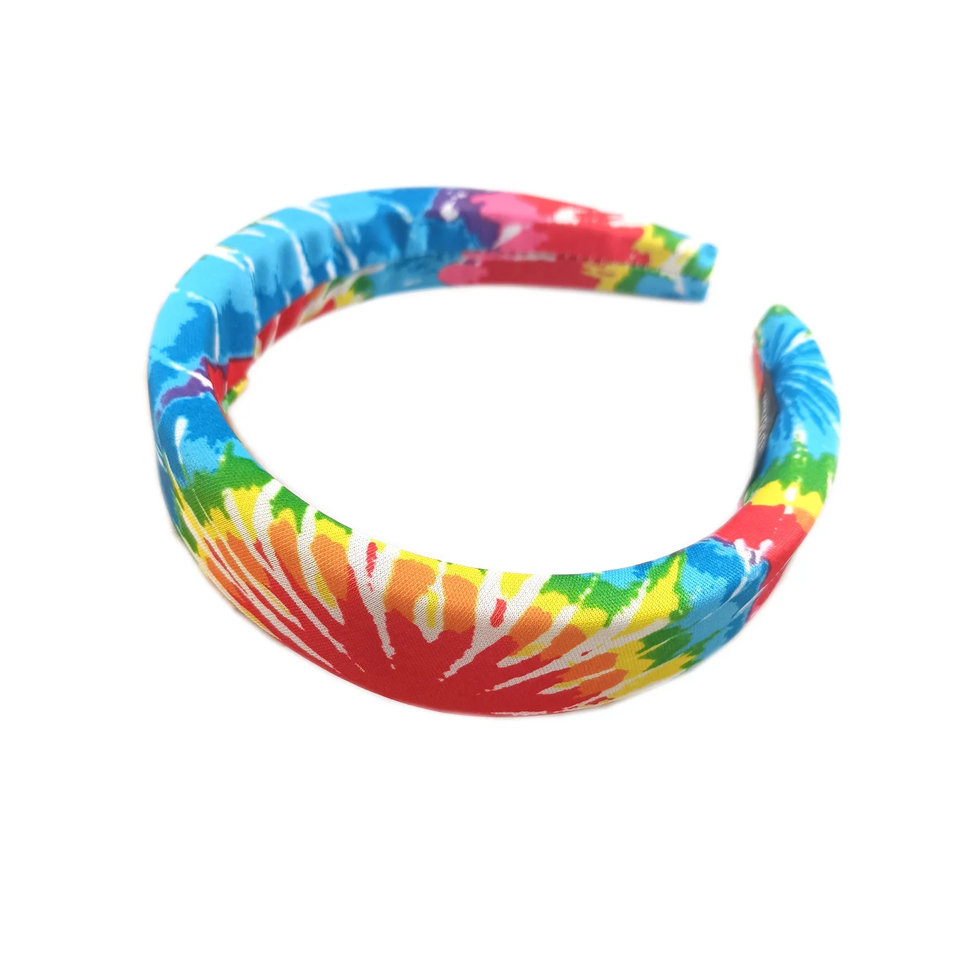 2025 Neues Stirnband mit Regenbogenmuster für Frauen, Neujahrsfest, helle Farbe, Regenbogen-gestreifte Kopfbedeckung, Liebesherz-Haar-Accessoires – Detail 8