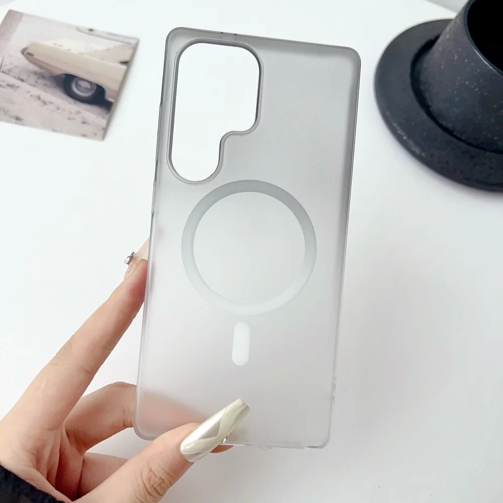 Candy Colored Gradient Magnetic Matte Hard Cover Case
