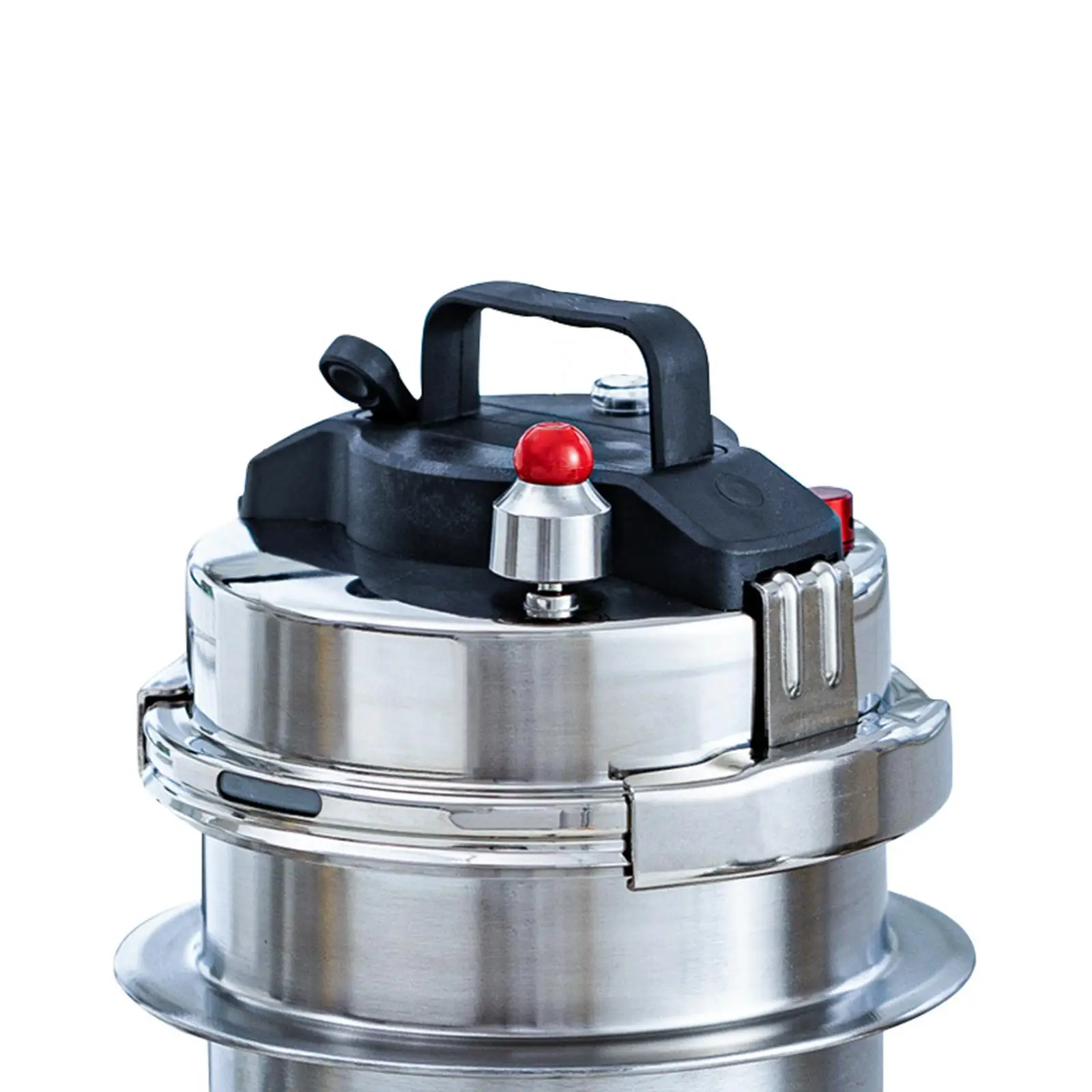 Pressure Cooker 2L with Secure Knob Cooking Pot for Electric Stove Outdoor Stove Induction Stove for All Stove Top