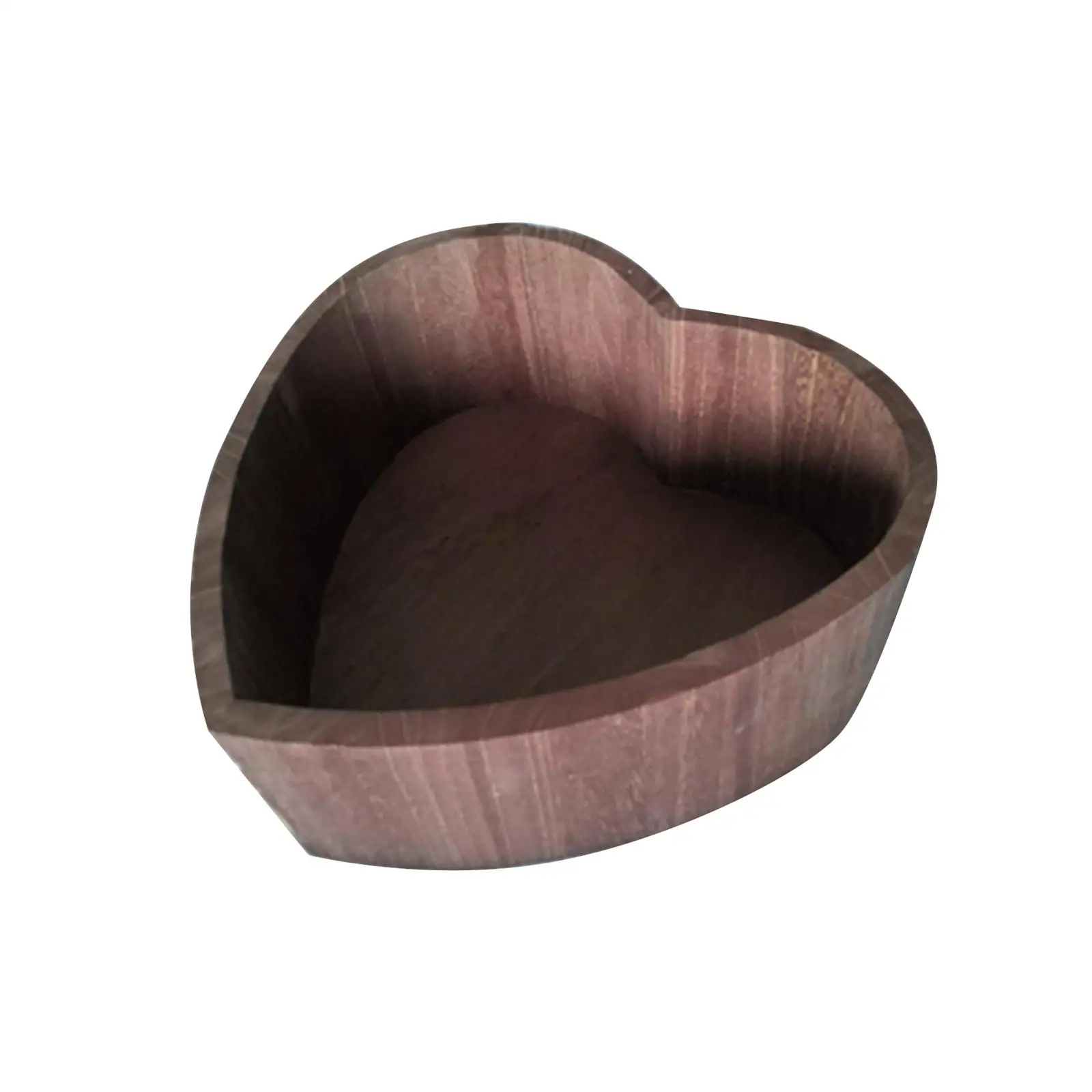 Newborn Infants Photography Props Wooden Bathtub Heart Shape Accessories Cute Measuring 15x15x6inch Durable Container Baby Cot