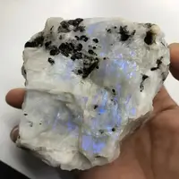 Natural Moonstone Bulk Crystal Raw Rocks Stones Healing Spiritual gemstone Blue flash Moonstone Rough for Home garden fengshui 1