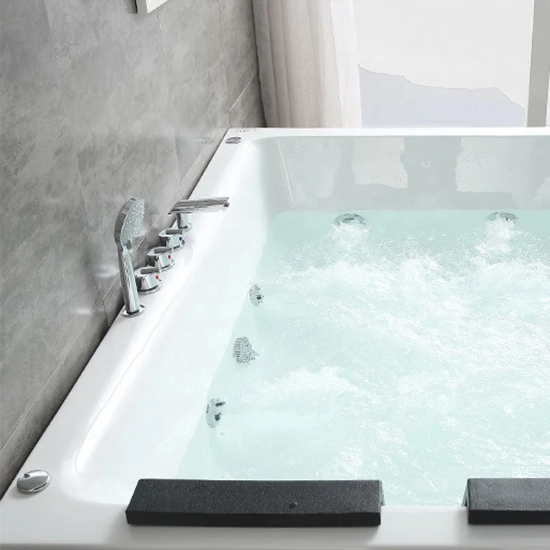 1.8 meter 2 Person bathtub modern home use jacuuzi massage bathtubs 2