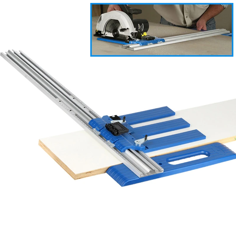 Woodworking Tools Woodworking Table Saw Precision Circular Saw Guide Edge Guide Power Saw Rip Fence Sliding Fixed Rail For Circular Wood Cutting Machine Bracket