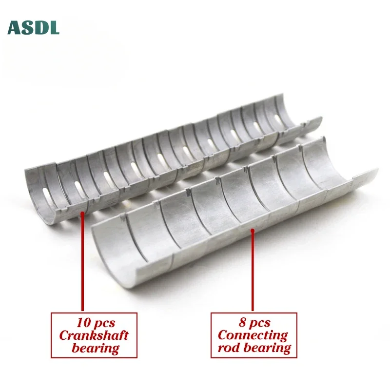 For Yamaha YZF600 YZF 600 R6 2006- Motorcycle Piston Bearing STD +25 +50 +75 +100 Connecting Rod Tile & Crankshaft Tile crankshaft bearing shell,motorcycle crankshaft