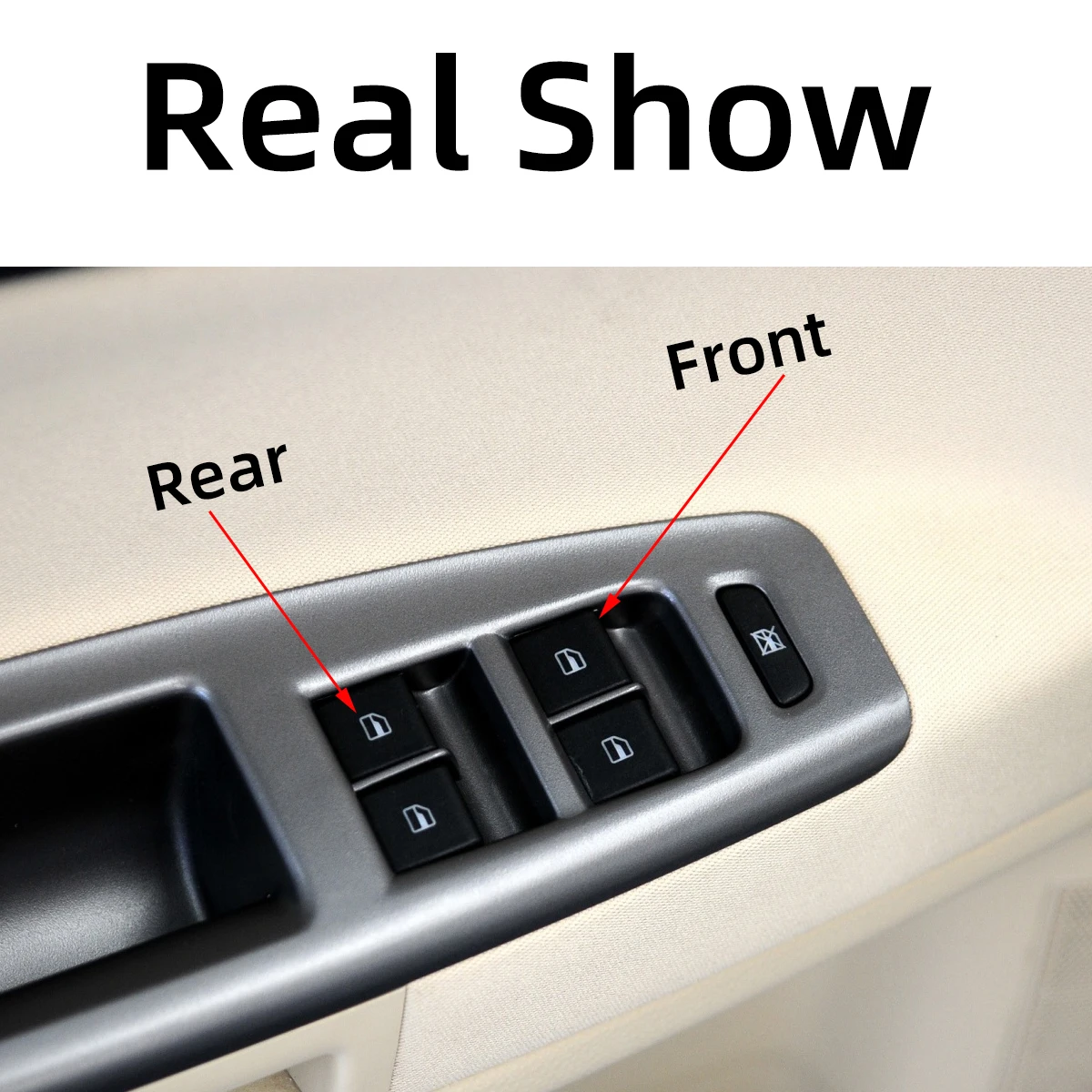 1X interrupteur de lève-vitre électrique bouton de commande côté passager  pour VW Golf Polo Passat CC Jetta Tiguan Caddy OE #1K0959855 - AliExpress