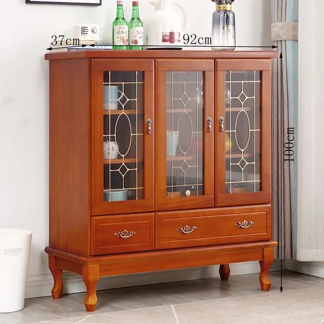 ตู้ครัวสีขาวทันสมัยพร้อมมือจับครบชุด ตู้เก็บของสไตล์นอร์ดิก ตู้เก็บของในครัว ตู้เก็บของอเนกประสงค์ เฟอร์นิเจอร์ 4