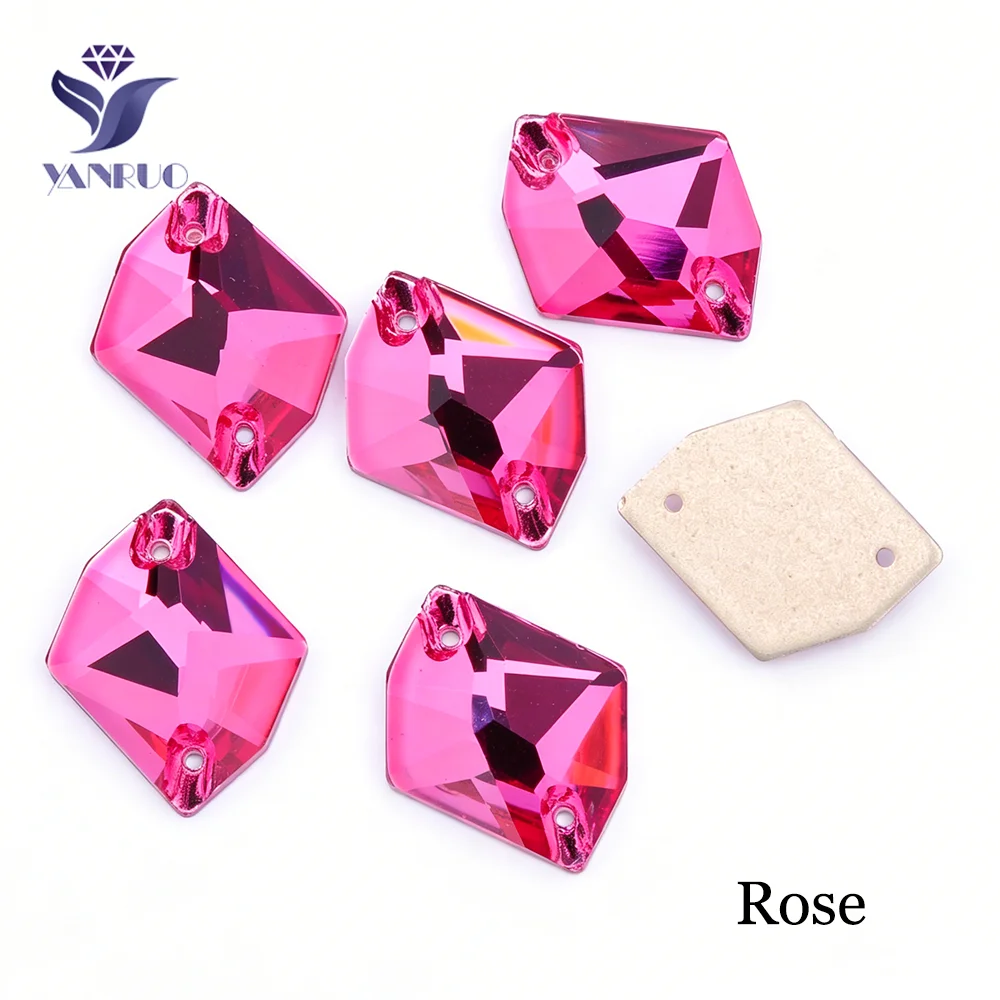 Colorful Cosmic Glass Crystal Sew-On Rhinestones