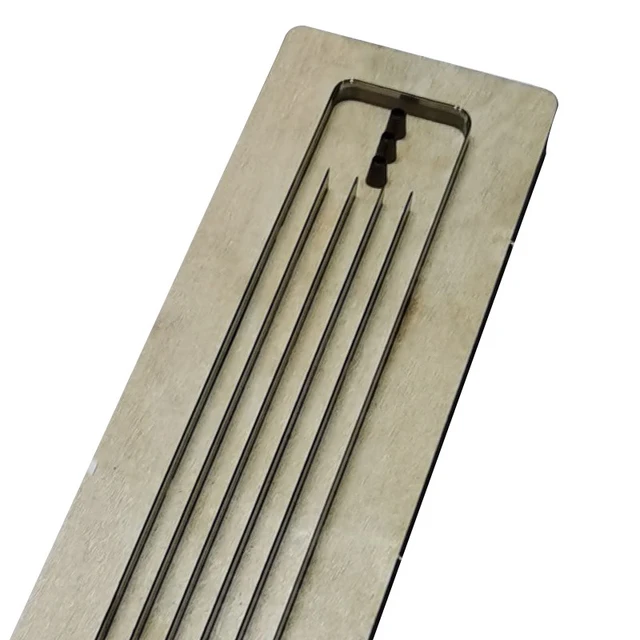 Matrice de découpe en cuir géométrique feuilles, moule découpé avec