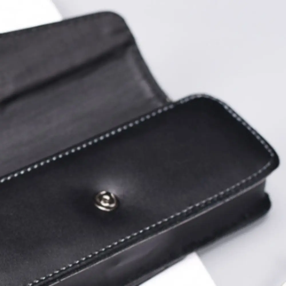 Luxury Cowhide Leather Glasses Case and Portable Storage Box