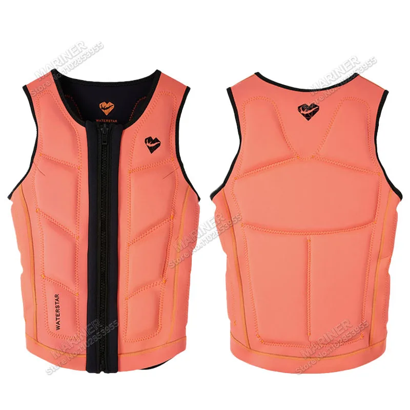 Hochwertige elastische Neopren-Schlagweste, Wake-Surfen, Comp-Weste für Männer und Frauen, aber ideal für alle anderen Wassersportaktivitäten, Schwimmweste – Detail 10