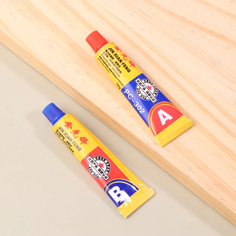 2Pcs Fishing Rod Epoxy Resin AB Glue 20g Fishing Tackle Glue Metal Ceramic Marble Wood Plastic Fast Bonding Rod