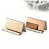 Stainless Steel Business Card Holder 304 Stainless Steel Business Card Holder Desktop Creative Business Office Front Desk 3