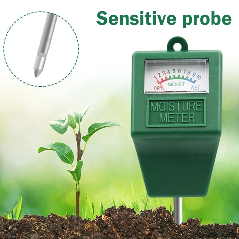 Soil Moisture Meter Flower Plant Potted Watering Test Soil Humidity Monitor Detector For Home Garden Measuring Tools