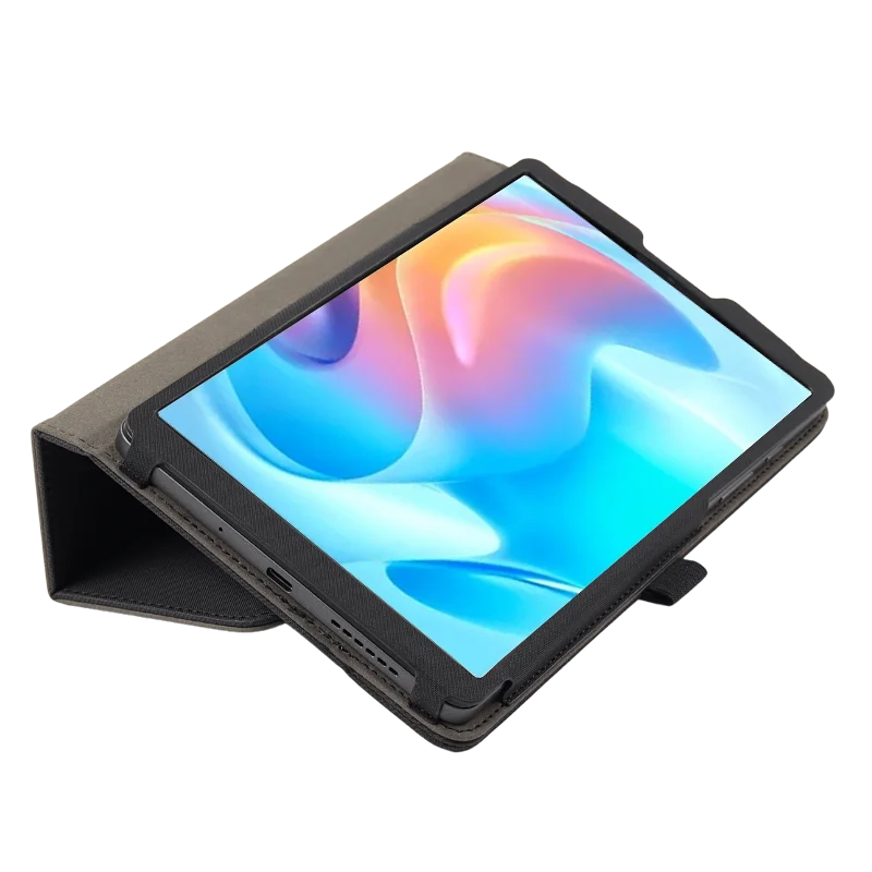 Premium Magnetic PU Leather Tablet Case with Hand Strap and Folding Stand - 8.68