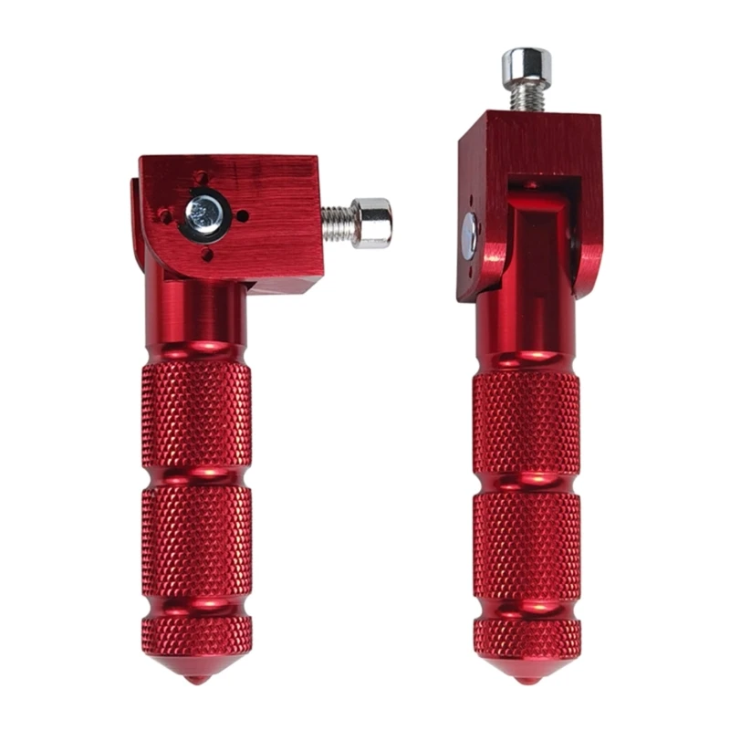 8mm Universal Pedals Folded Footrest Footpeg Compatible Motorcycles Bicycles Electric Vehicles Mopeds Karts Scooters motorcycle accessories motorcycle footrests motorcycle foot pedals
