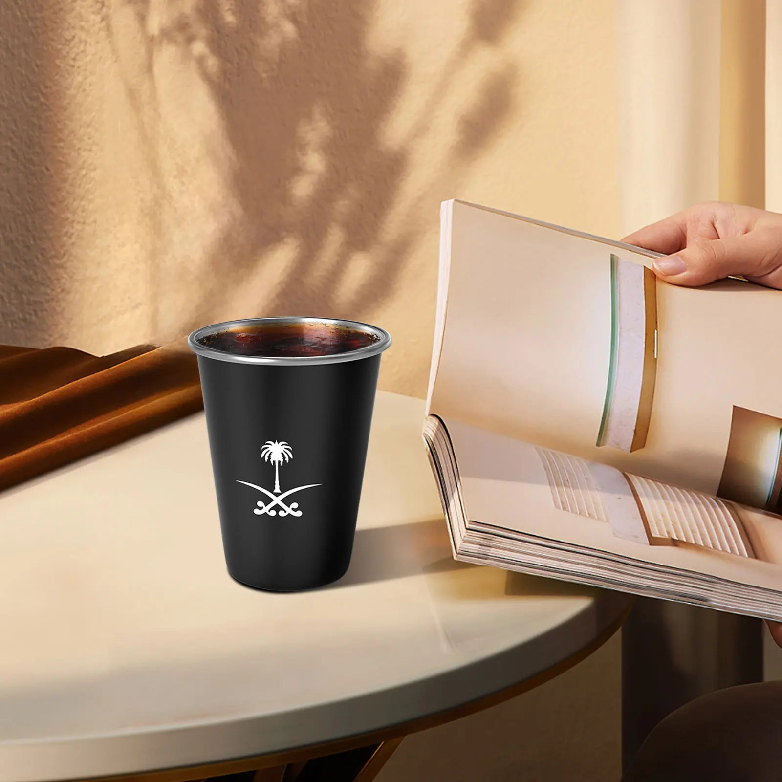 الشعار الوطني لملكة العربية السعودية شعار الفولاذ...