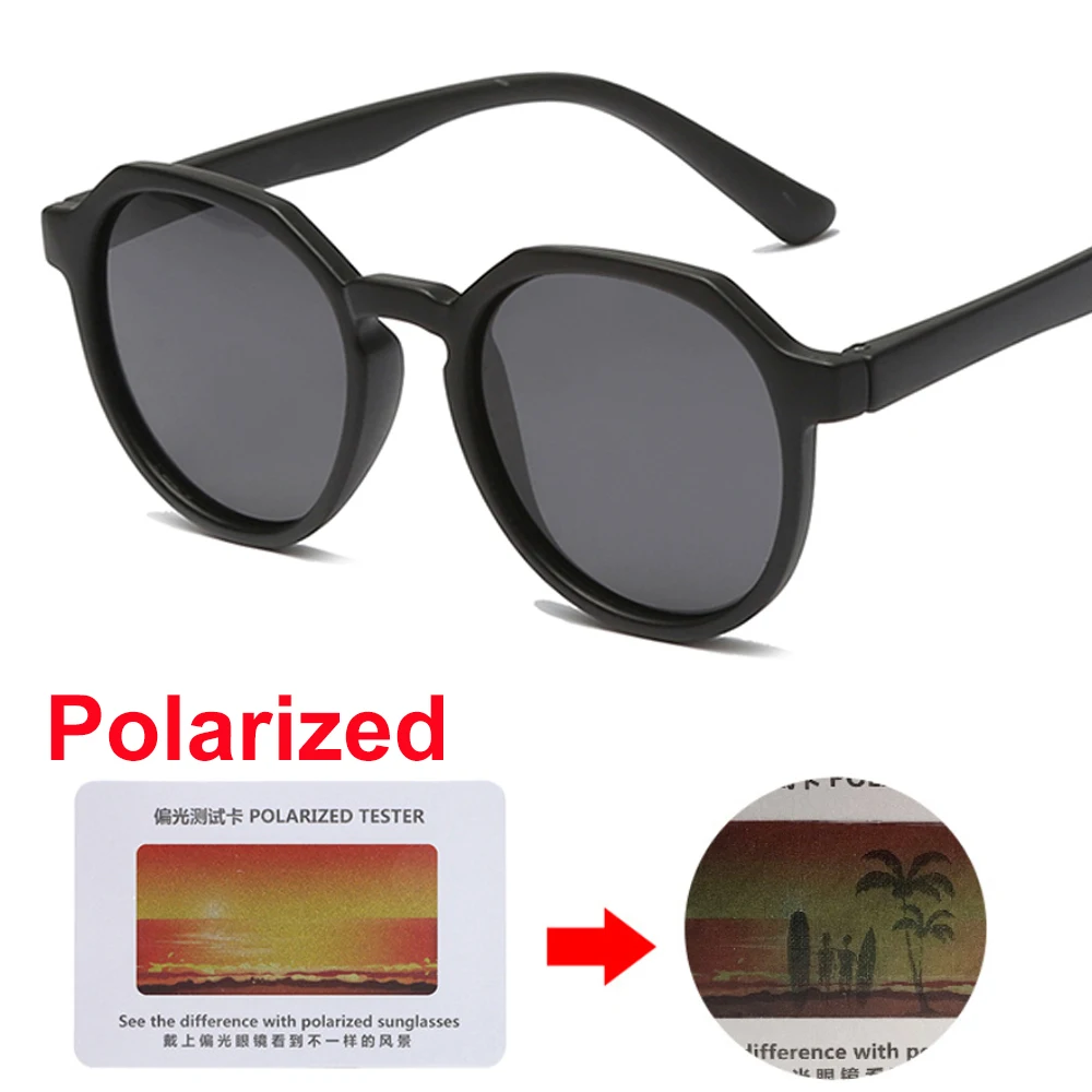 

Children Polarized Sunglasses Kids round Subber Sunglass TR90 Polaroid Sun Glasses For Girls Boys Baby Glasses Eyewear UV400