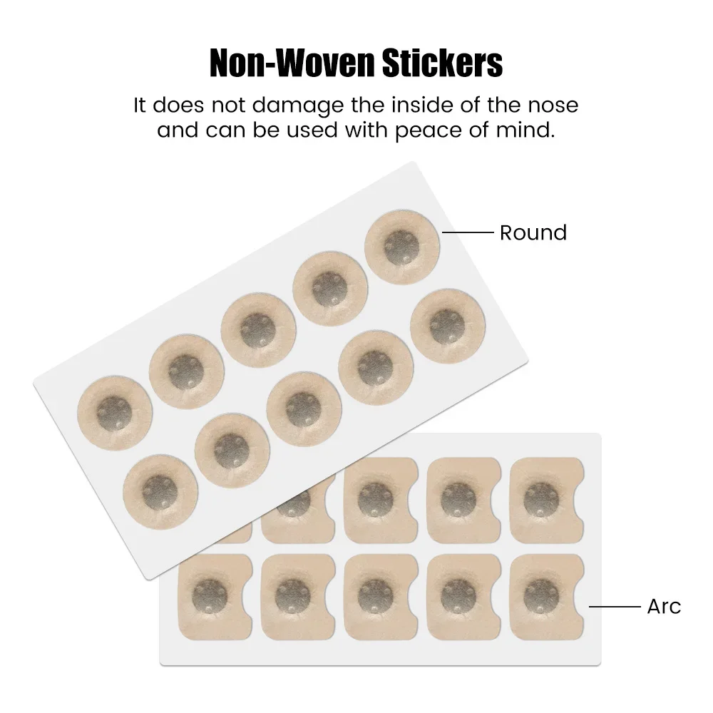 Nose Breathing Patches Magnetic Suction Iron Nasal Strips Increase Air Improve Sleep Quality Reduce Snoring Tools 30/60/90PCS