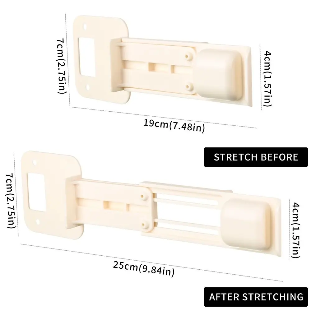 Retractable Cat Stop Cat Door Latch Holder to Keep Interior Door Open for Pets Portable Stopper Pet Gate