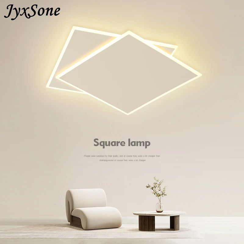 kitchen ceiling light fixtures Ceiling Lights Modern Square Lamp Minimalist Home Decorative for Living Bedroom Children's Study Dining Room LED Indoor Fixture ceiling lights for living room