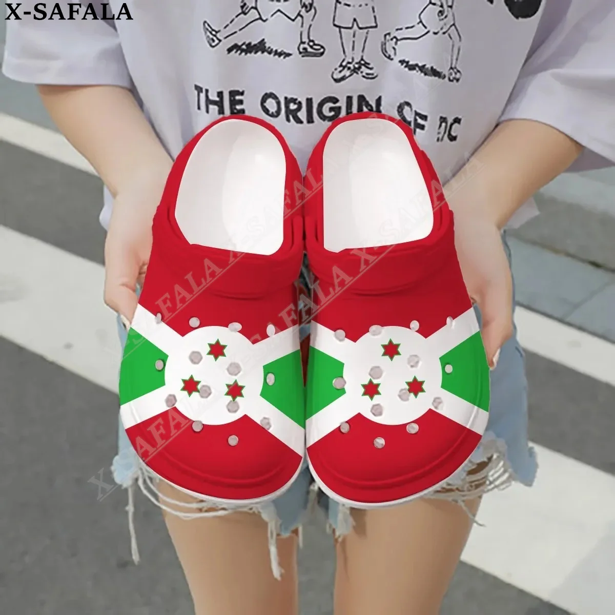 

Классические сандалии для мужчин и женщин, летняя пляжная обувь для улицы, легкие тапки из ЭВА, с 3D принтом Love настольным Фасо