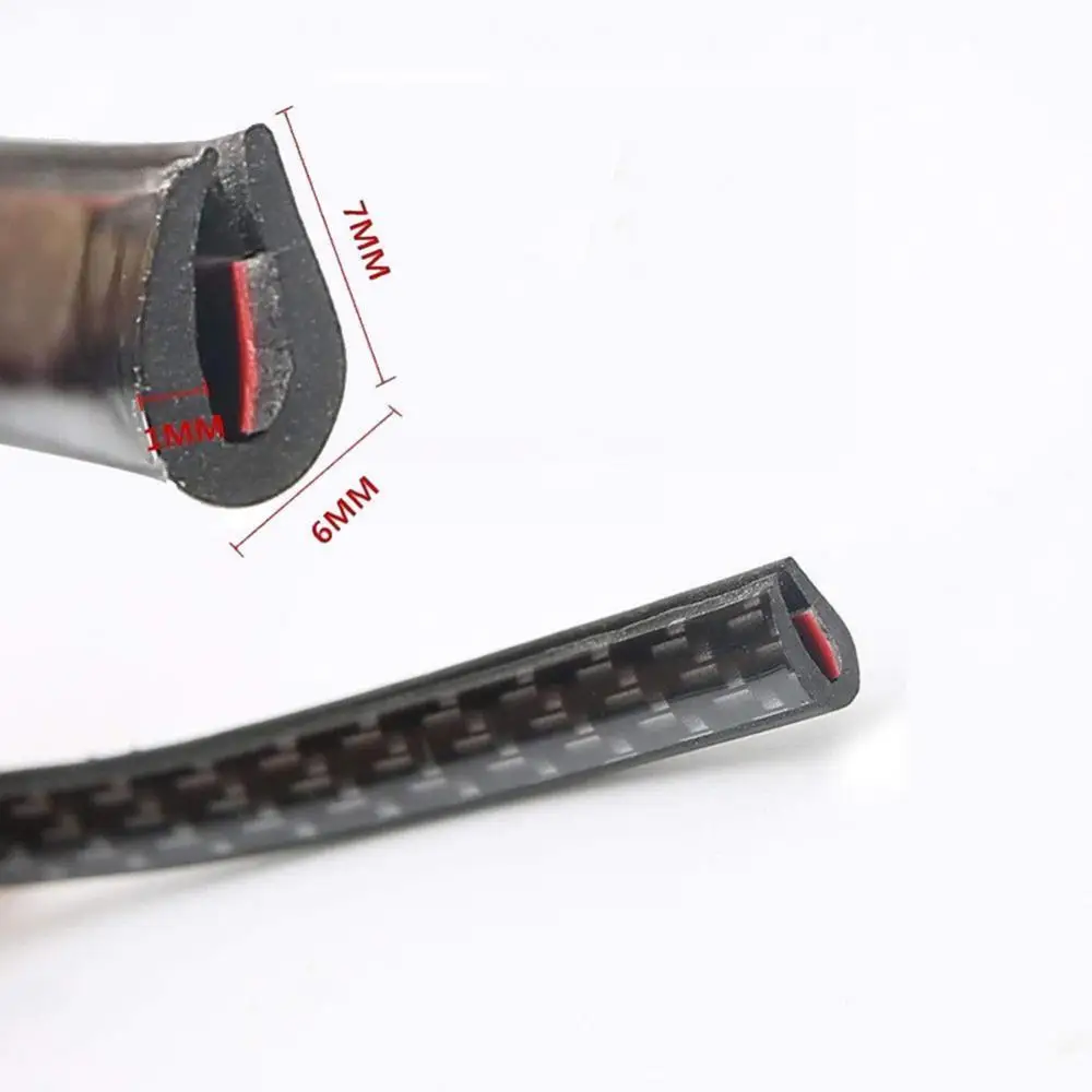 

5m Universal Car Door Edge U Shape Anti-scratch Trim Strip Protector Sticker