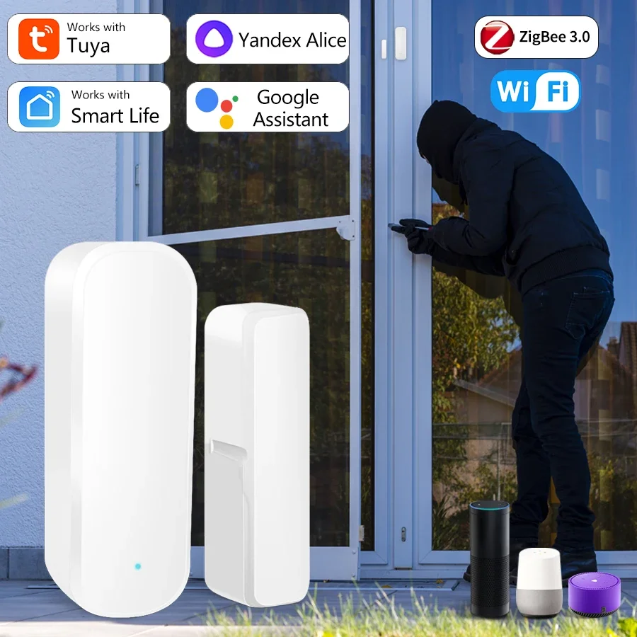 Capteur De Vibration WiFi Détecteur Mouvement Choc Pour Maison Intelligente Tuya Smart Life
