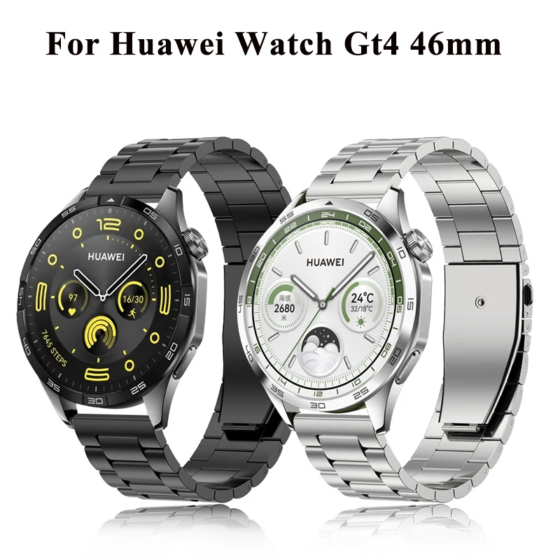 

22mm Stainless Steel Strap For Huawei Watch GT4 Replacement Belt Smartwatch Wristband For Huawei Watch GT4 Bracelet Accessories
