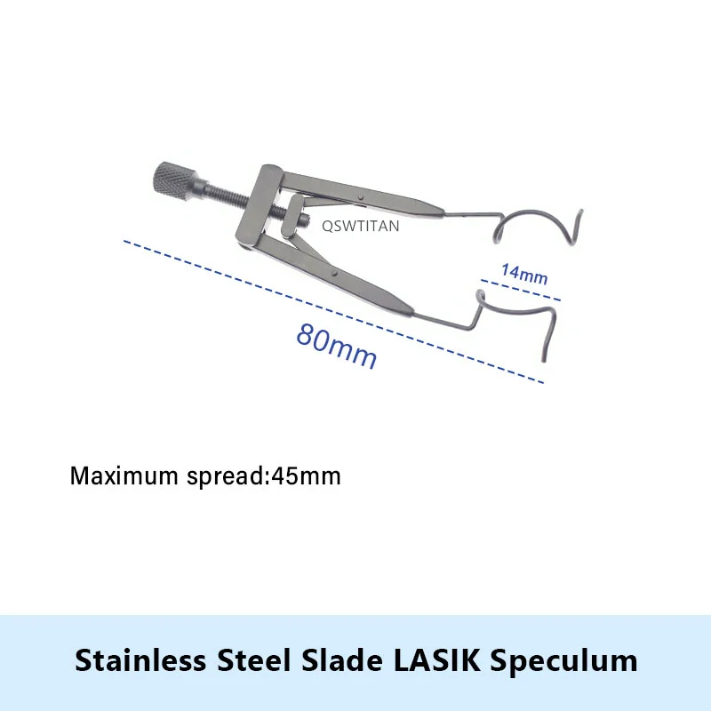 Lieberman Eye Speculums Diffusore Palpebre Regolabile Doppia