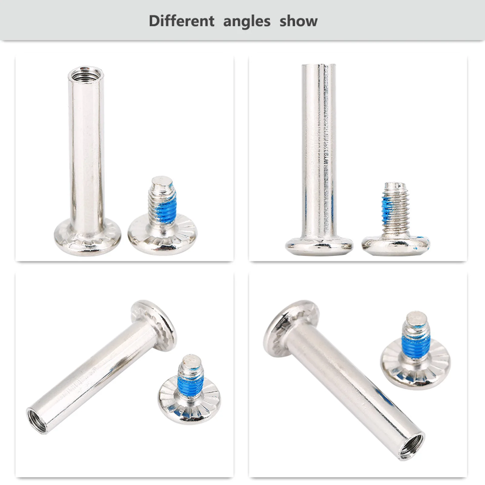 10pcs Inline Skate Replacement Skating Screws Fittings Skates Wheel Axles Hardware Inline Skate Replacement Inline Skating Screw