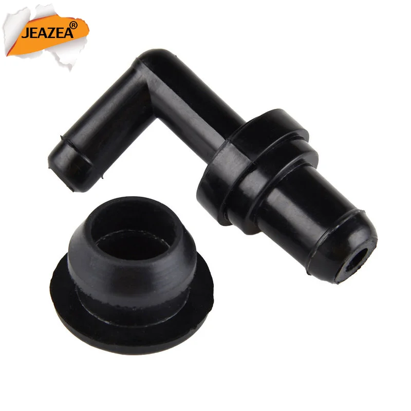 Car Positive Crank Case Ventiliation PCV 90 Degree Valve JEAZEA 17130PK1003 17130-PK1-003 For Honda Civic CR-V Accord Acura engine purge control valve hydraulic control valve auto ac can tap valve