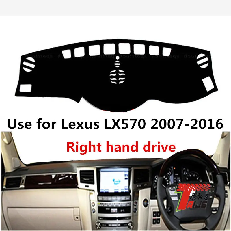 

TAIJS factory Flannel right-hand drive Car dashboard cover for Lexus LX570 2007-2016 Right-hand drive
