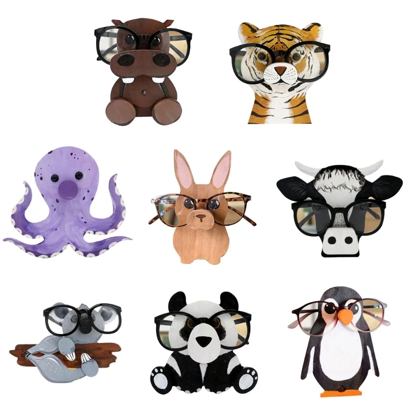 

3D Animal Glasses Rack Wooden Sunglass Display Rack Shelf Eyeglasses Show Stand