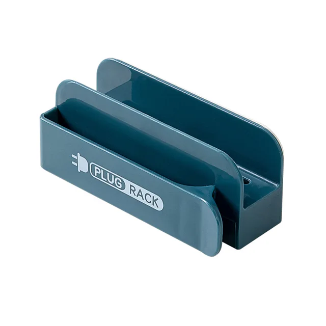 Lyukas Nélküli Fali Tároló Szervezet Hook Power Dugó Rack Aljzat Klip Tartó Otthoni Önmaga Ragasztó Mobiltelefon Töltőállvány - Image 6