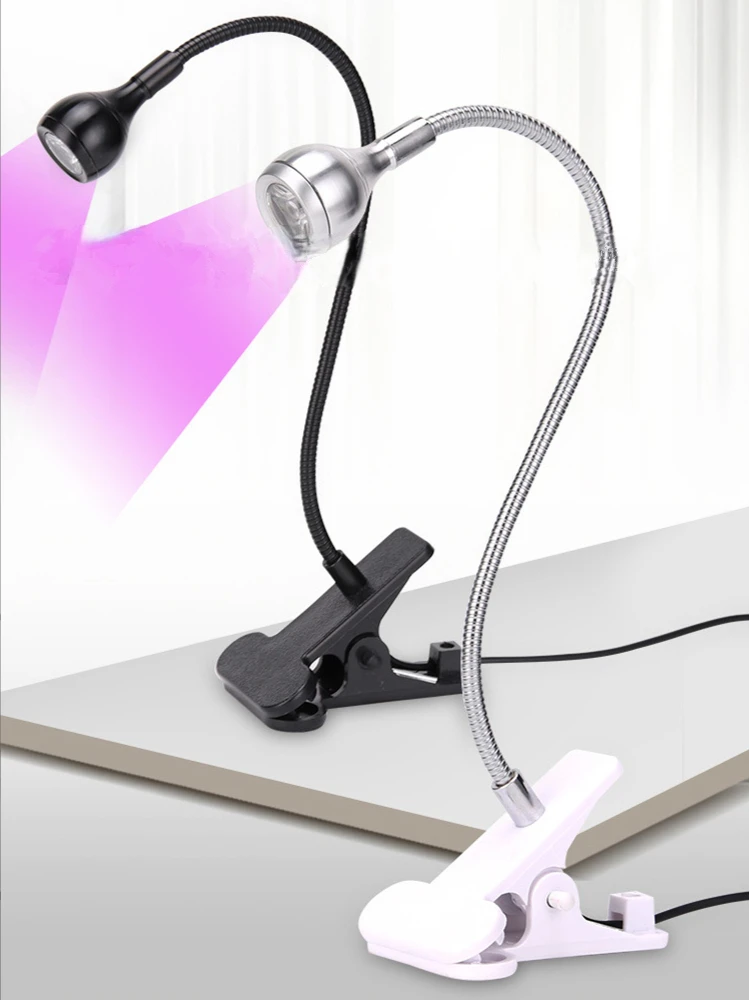 Description Picture 5 of itemUSB Ultraviolet Table Lamp LED Clip Desk UV Lights Mini Gel Curing Light Nail Dryer for Diy Nail Art for Cash Medical Detector