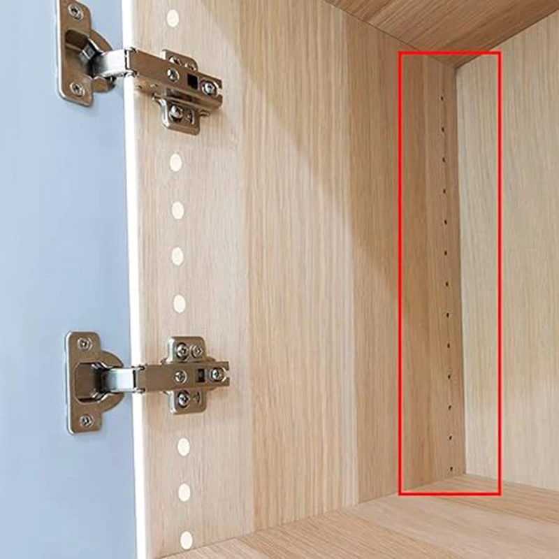 ABYN-320 Plug Hole Plugs, Hole Cover Snap-In Keyhole Plugs, Panel Plug Decorative Covers For Kitchen Cabinets