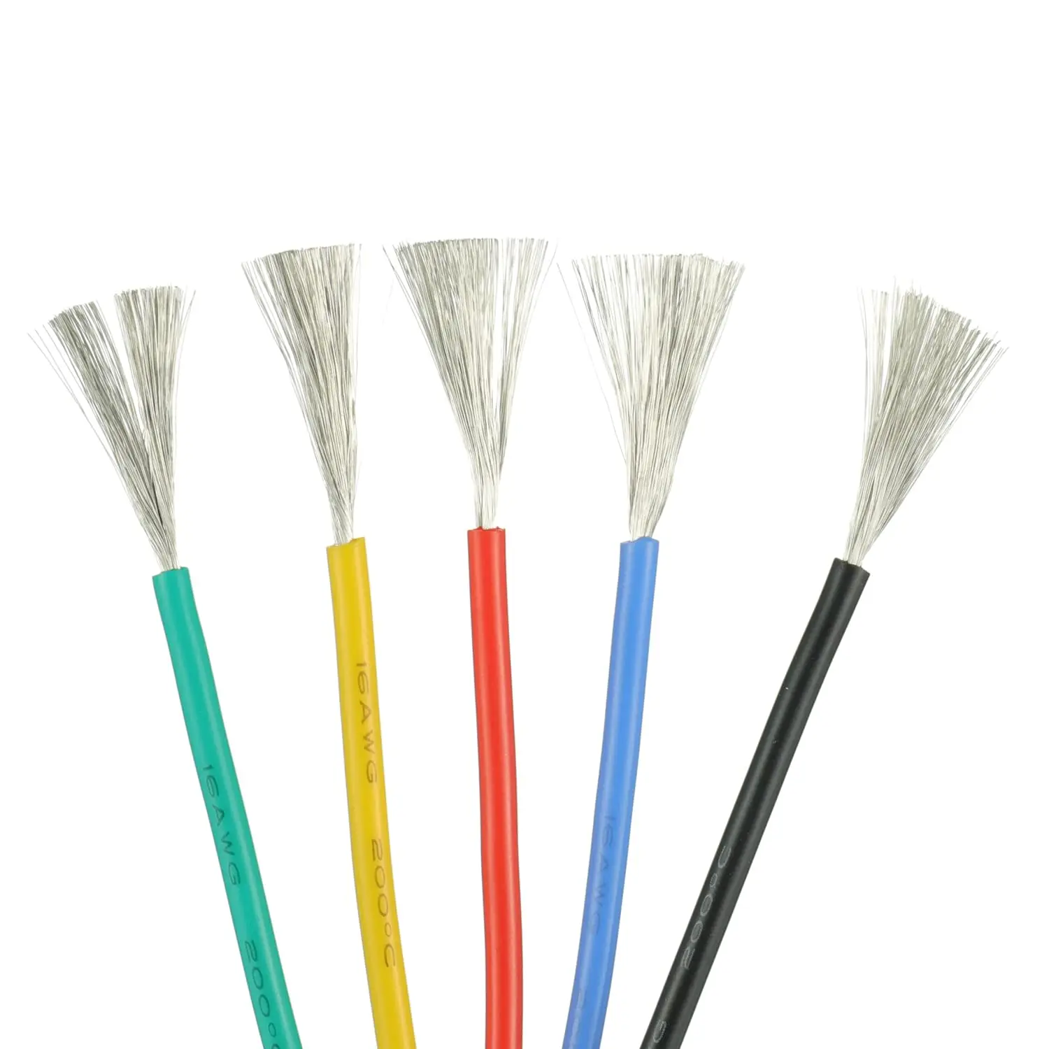 Câbles silicone 16-20AWG déroulés avec connecteurs, kit pour simulateur de formation.