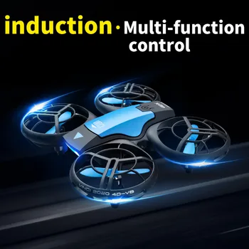 V8 New Mini Drone 4k profession HD 1080P Wide Angle Camera WiFi FPV RC Dron Height Keep Drones Helicopter Kids Toys 4DRC 2