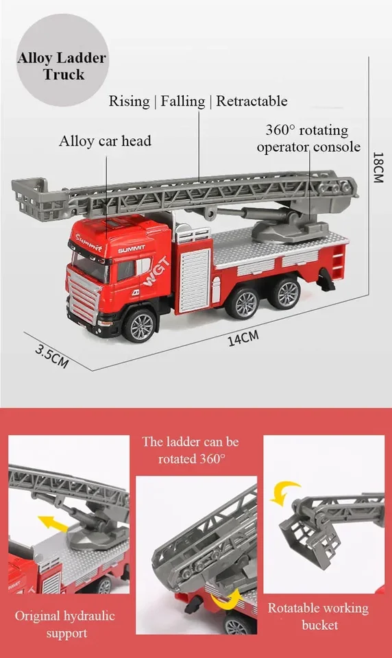 レトロ　金属製　消防車　動けます レトロ 金属製 消防車 動けます レトロ 金属製 消防車 動けます