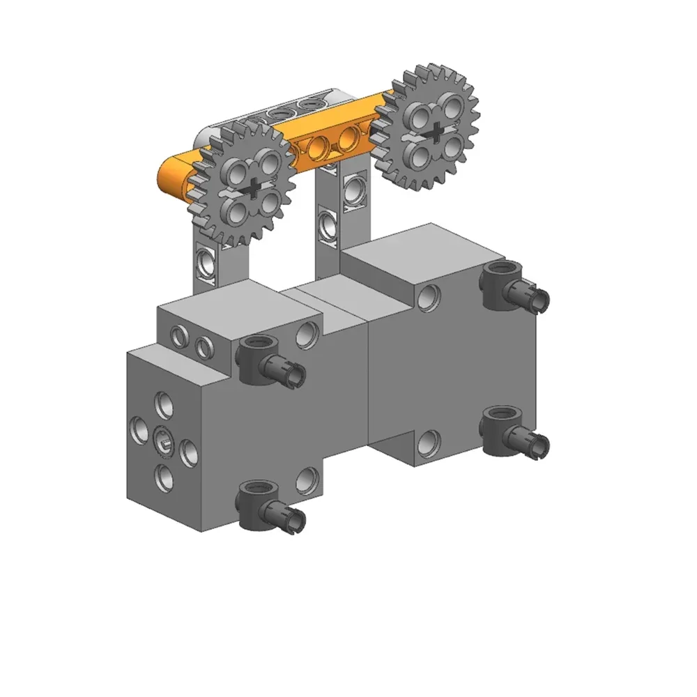 Programmable Building Block Servo Motor Cross Output Shaft Compatible with legoeds Power Control Driver for Arduino Microbit RPI