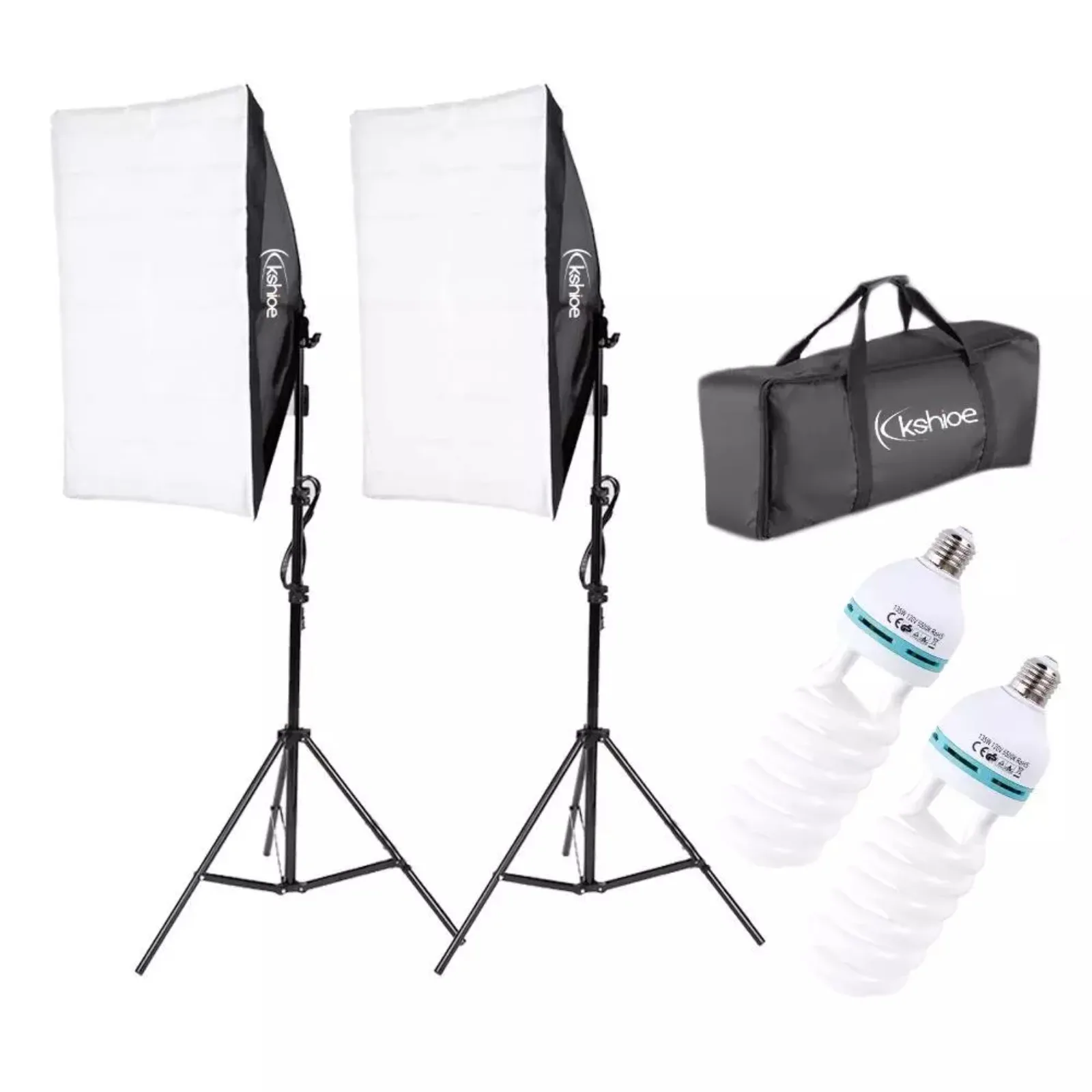 

US 2-piece set of soft light box light kit, photo studio photography continuo lighting bracket set-