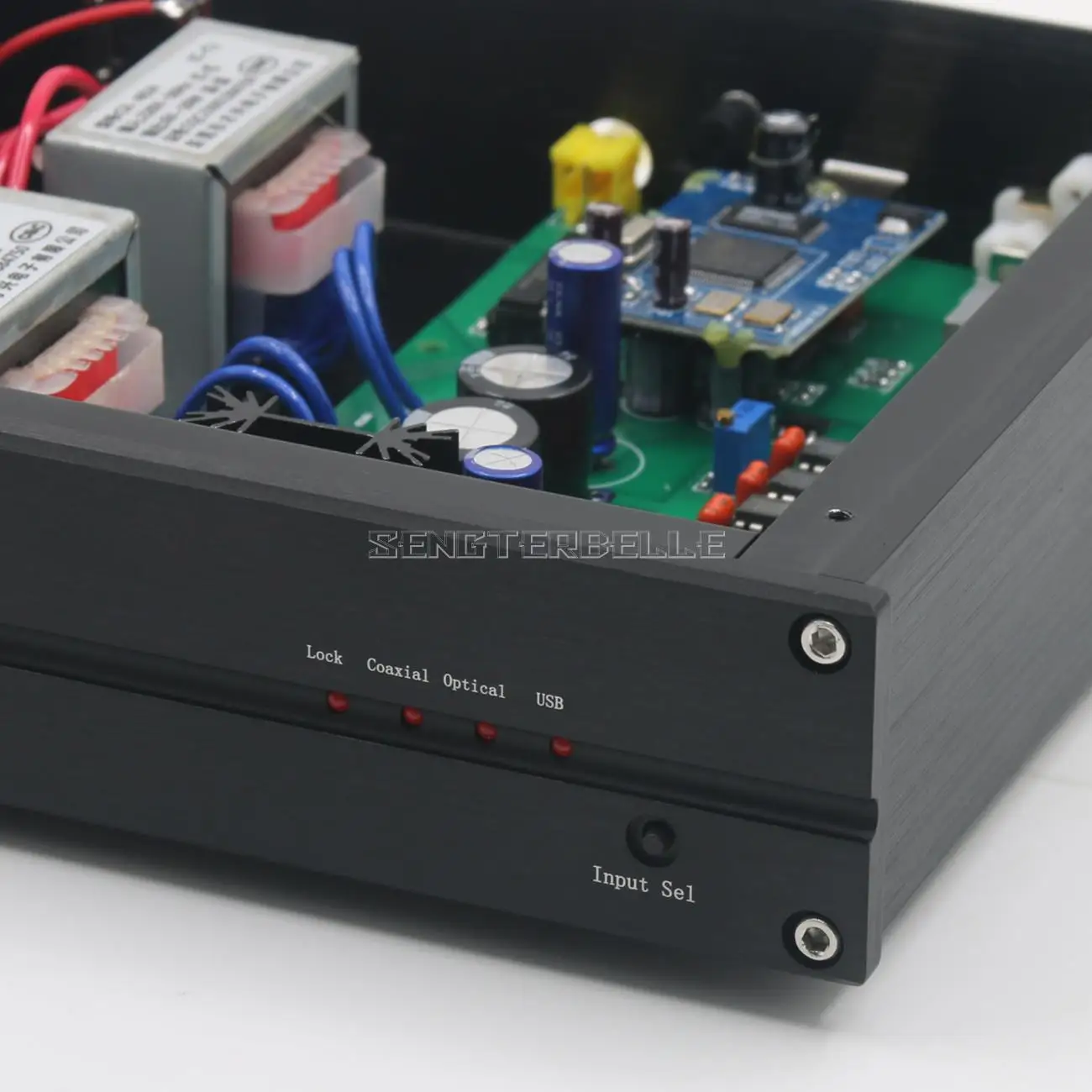 Decodificador DAC De Áudio Doméstico, Coaxial Digital, Entrada USB De Fibra Óptica, L1543DAC 16X HiFi TDA1543