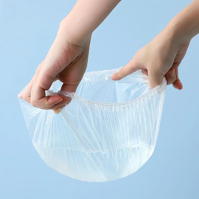 

Reusable Durable Food Storage Covers Elastic Keep Fresh For Refrigerator Kitchen Plastic Wrap Dish Plate Cling Film plastic